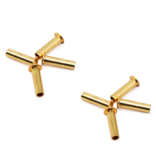 精密平头半空心青铜铆...