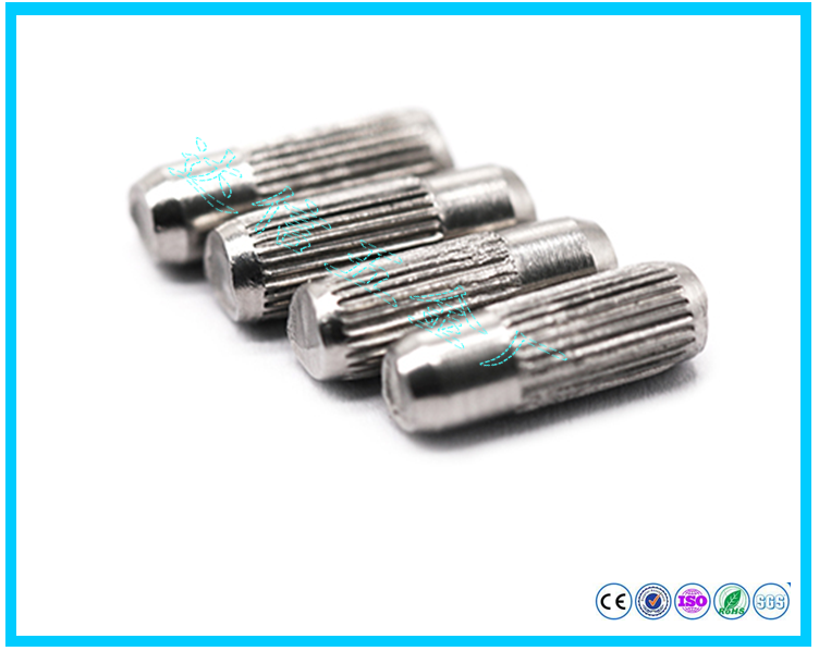 滚直纹花圆柱插销